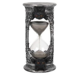 Hourglass Black Cat Timer Hourglass Black Cat Timer